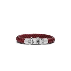 buddha to buddha 180RD Ben Small Leather Armband Rood