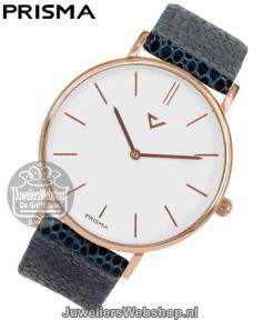 100%nl horloge prisma P1629.636G blauw