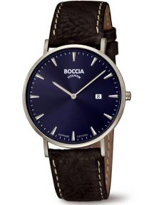 boccia 3648-02 heren horloge titanium grijs