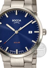 boccia 3652-02 heren horloge titanium zwart