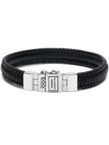 buddha to buddha armband edwin small leather black 21cm