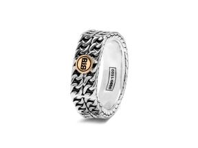 buddha to buddha ring 144 Esther Double Limited Silver Gold