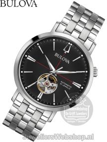 Bulova Aerojet Classic Automaat 96A199 Horloge Zwart