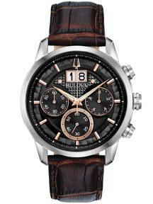 Bulova Sutton Classic 96B311 Horloge Zwart