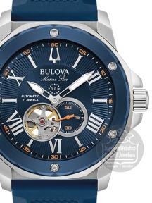 Bulova Marine Star 98A303 Horloge Blauw