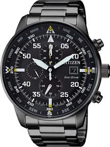 citizen CA0695-84E chrono herenhorloge staal zwart