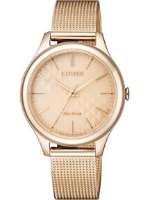 citizen elegance dameshorloge em0503-83x eco drive