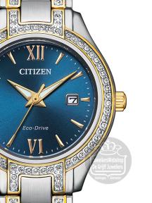 citizen dameshorloge FE1234-50L eco drive blauw