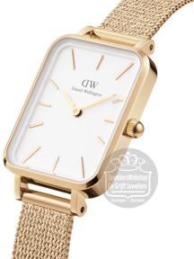 Daniel Wellington Quadro Pressed Evergold horloge DW00100556