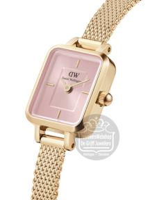 Daniel Wellington Quadro Mini Evergold horloge DW00100655