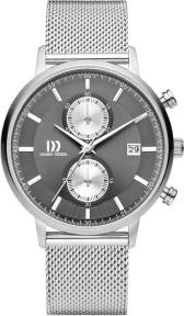 danish design chronograaf herenhorloge grijs  iq64q1215