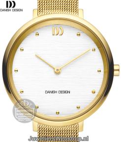 danish design 1218 dameshorloge edelstaal pvd goud