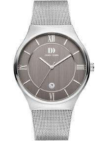 danish design herenhorloge iq64q1240 staal grijs