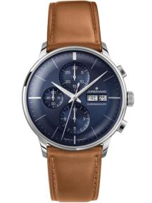 Junghans Meister Chronoscope 027/4526.01 Herenhorloge met Blauwe Wijzerplaat