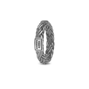 Buddha to Buddha Katja XS Black Rhodium ring 605BR-SS