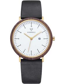 Kerbholz horloge Amelie Walnut Gold Midnoght Black 4251240414829