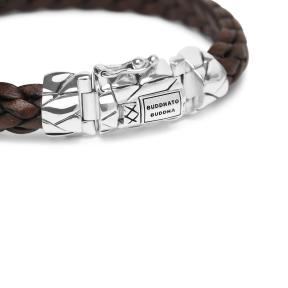 Buddha to Buddha armband Mangky Small Leather Brown 126BR