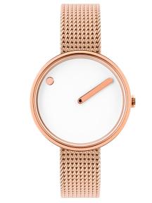 Picto Horloge Rose Wit PT43381-1112