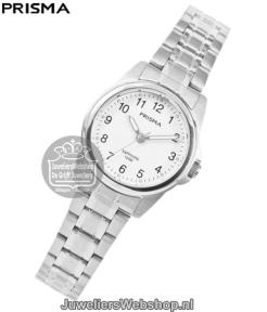 Prisma horloge P1855 Stainless Steel Dames