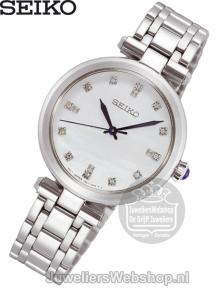 Seiko Dameshorloge SRZ529P1 Parelmoer en Diamant