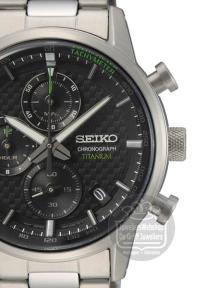 seiko chronograaf heren horloge SSB389P1 titanium