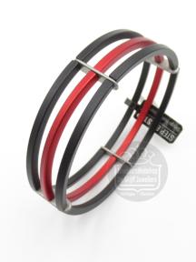 step by step armband buizen 500380-Rood