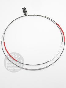 step by step collier vierkante buizen 600529-Rood