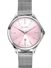 Zinzi Classy Horloge Zilver ZIW1041M Roze