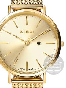 zinzi horloge ziw410m retro gold