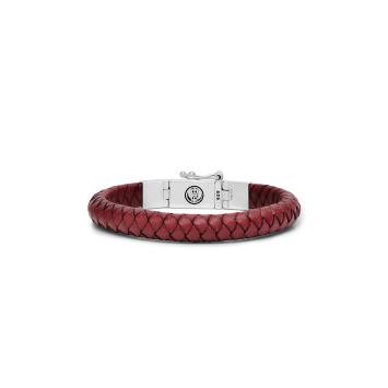 buddha to buddha 180RD Ben Small Leather Armband Rood