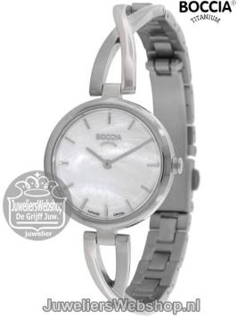 Boccia 3239-01 horloge dames titanium