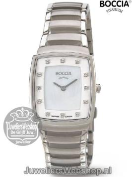 Boccia 3241-01 horloge dames titanium