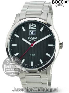 Boccia 3580-02 horloge heren titanium