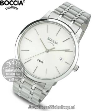 Boccia 3582-01 horloge heren titanium