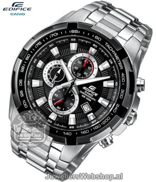 Casio EF-539D-1AVEF Edifice Chrono Staal