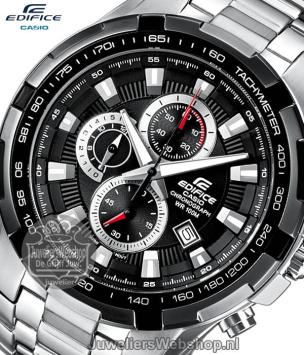 Casio EF-539D-1AVEF Edifice Chrono Staal