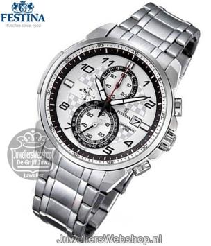 Festina F6842-2 Herenhorloge Chrono Zilver