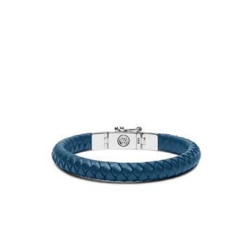 Buddha to Buddha armband Ben Small Leather Blue 180BU