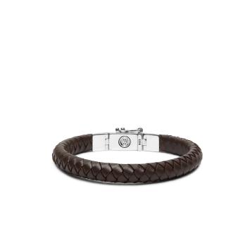 Buddha to Buddha armband Ben Small Leather Brown 180BR