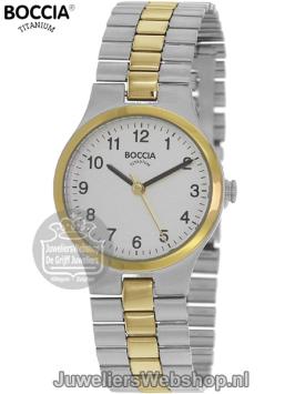 3082-05 boccia bicolor titanium dames horloge