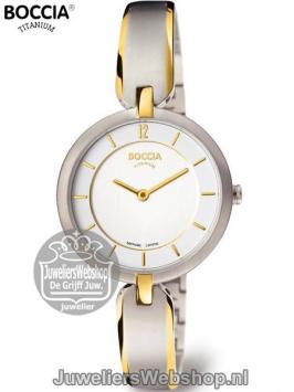 boccia horloge 3164-03 bicolor titanium