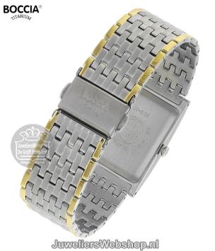 3212-09 boccia horloge dames bicolor