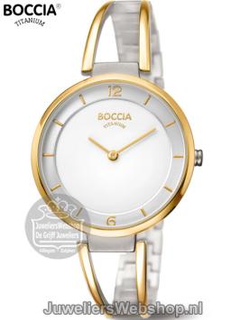 3260-02 boccia horloge dames bicolor