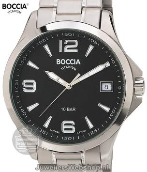 3591-02  boccia horloge heren titanium