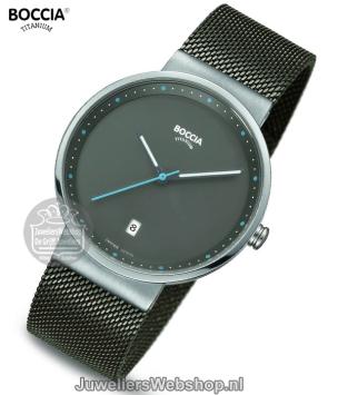 boccia herenhorloge 3615-01 titanium heren