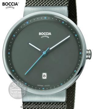 3615-01 boccia horloge heren grijs