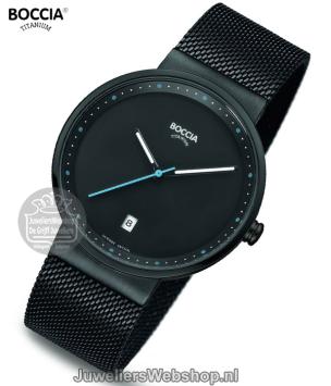 boccia herenhorloge 3615-02 titanium heren