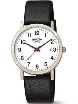 boccia 3622-03 horloge titanium stationsklok