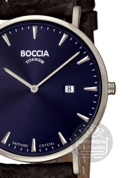 boccia 3648-02 heren horloge titanium grijs