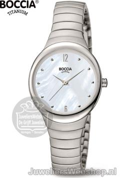 boccia 3307-01 dames horloge titanium